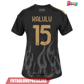 Lacne Ženy Futbalové dres Juventus Pierre Kalulu #15 2026-27 Krátky Rukáv - Tretina